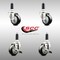 Service Caster 3.5 Inch 316SS Black Poly Swivel 1 Inch Expanding Stem Caster Brake, 2PK SS316EX20S3514-PPUB-BLK-2-TLB-2-1 - alternate 2